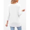 imageANRABESS Womens 34 Length Sleeve Tops V Neck Basic Tee Shirts 2025 Spring Summer Dressy Casual Tunic Blouses OutfitsWhite