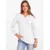 imageANRABESS Womens 34 Length Sleeve Tops V Neck Basic Tee Shirts 2025 Spring Summer Dressy Casual Tunic Blouses OutfitsWhite