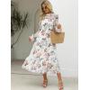 imageANRABESS Womens Fall Vacation Guest Dress 2025 Long Sleeve Mock Neck Mesh Floral Boho Flowy Casual Tea Party Midi DressesFloral White
