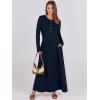 imageANRABESS Womens Long Sleeve Maxi Dress 2025 Fall Casual Button Fit ampamp Flare ALine Swing Flowy Long Dresses Winter TrendyNavy Blue
