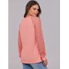 imageANRABESS Womens Long Sleeve Shirts Lace Tops Business Casual Blouses 2025 Fall Fashion OutfitsCoral Pink