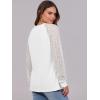 imageANRABESS Womens Long Sleeve Shirts Lace Tops Business Casual Blouses 2025 Fall Fashion OutfitsWhite