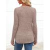imageANRABESS Womens Long Sleeve Shirts V Neck Lightweight Sweater Tops 2025 Fall Dressy Casual Work Tunic BlouseTan