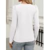 imageANRABESS Womens Puff Long Sleeve Shirts Crewneck Fall Tops Basic Dressy Casual Blouses 2025 Trendy OutfitsWhite