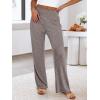 imageANRABESS Womens Ribbed Knit Lounge Pajama Pants Casual Elastic High Waist Loose Wide Leg Pants 2025 Fall Comfy PJ BottomsCoffee