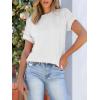imageANRABESS Womens Short Sleeve Crewneck Shirts Ribbed Knit High Low Hem T Shirt 2025 Summer Spring Casual Tops Trendy ClothesWhite