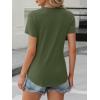 imageANRABESS Womens Summer Tops Workout Shirts Beach Vacation Outfits Business Tshirts Dressy Fashion Spring Clothes 2025Army Green