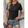 imageANRABESS Womens Summer Tops Workout Shirts Beach Vacation Outfits Business Tshirts Dressy Fashion Spring Clothes 2025Black