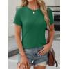 imageANRABESS Womens Summer Tops Workout Shirts Beach Vacation Outfits Business Tshirts Dressy Fashion Spring Clothes 2025Green