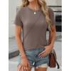 imageANRABESS Womens Summer Tops Workout Shirts Beach Vacation Outfits Business Tshirts Dressy Fashion Spring Clothes 2025Light Brown