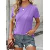imageANRABESS Womens Summer Tops Workout Shirts Beach Vacation Outfits Business Tshirts Dressy Fashion Spring Clothes 2025Light Purple