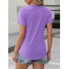 imageANRABESS Womens Summer Tops Workout Shirts Beach Vacation Outfits Business Tshirts Dressy Fashion Spring Clothes 2025Light Purple