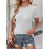 imageANRABESS Womens Summer Tops Workout Shirts Beach Vacation Outfits Business Tshirts Dressy Fashion Spring Clothes 2025White