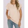imageANRABESS Womens Tops Summer Cap Sleeve Basic Tee Shirts 2025 Trendy Loose Fit Casual Dressy Business Work Tshirts ClothesBeige