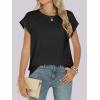 imageANRABESS Womens Tops Summer Cap Sleeve Basic Tee Shirts 2025 Trendy Loose Fit Casual Dressy Business Work Tshirts ClothesBlack