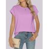 imageANRABESS Womens Tops Summer Cap Sleeve Basic Tee Shirts 2025 Trendy Loose Fit Casual Dressy Business Work Tshirts ClothesLilac