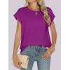 imageANRABESS Womens Tops Summer Cap Sleeve Basic Tee Shirts 2025 Trendy Loose Fit Casual Dressy Business Work Tshirts ClothesPurple