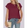 imageANRABESS Womens Tops Summer Cap Sleeve Basic Tee Shirts 2025 Trendy Loose Fit Casual Dressy Business Work Tshirts ClothesWine Red
