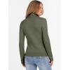 imageANRABESS Womens Turtleneck Cable Knit Sweaters Long Sleeve Fitted Business Casual Pullover Top 2025 Fall OutfitsOlive Green