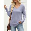 imageANRABESS Womens V Neck Sweaters 2025 Fall Long Sleeve Shirts Lightweight Ribbed Knit Basic Casual Office Work Tunic TopsBlue