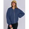 imageANRABESS Womens Zip up Oversized Sweatshirts Fleece jacket Coat Long Sleeve Casual Hoodie 2025 Fall Teen Girl Top ClothesDeep Blue