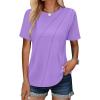 imageANRABESS Womens Summer Tops Workout Shirts Beach Vacation Outfits Business Tshirts Dressy Fashion Spring Clothes 2025Light Purple