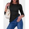 imageANRABESS Long Sleeve Shirts for Women Ribbed Knit Tshirt Slim Fit Crewneck Basic Tee Top 2025 Fall Casual Work Trendy ClothesBlack