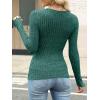 imageANRABESS Long Sleeve Shirts for Women Ribbed Knit Tshirt Slim Fit Crewneck Basic Tee Top 2025 Fall Casual Work Trendy ClothesGreen