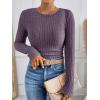 imageANRABESS Long Sleeve Shirts for Women Ribbed Knit Tshirt Slim Fit Crewneck Basic Tee Top 2025 Fall Casual Work Trendy ClothesPurple
