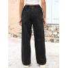 imageANRABESS Women Barrel Jeans High Waisted Wide Leg Drawstring Denim Pants Y2K Baggy Loose Fit Trouser Jeans with PocketsFaded Black