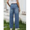 imageANRABESS Women Barrel Jeans High Waisted Wide Leg Drawstring Denim Pants Y2K Baggy Loose Fit Trouser Jeans with PocketsMidium Blue