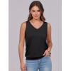 imageANRABESS Women Tank Tops Summer V Neck Sleeveless Casual Loose Fit Cute Cami Basic T Shirts Solid Tees 2025 Trendy OutfitsBlack