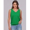 imageANRABESS Women Tank Tops Summer V Neck Sleeveless Casual Loose Fit Cute Cami Basic T Shirts Solid Tees 2025 Trendy OutfitsGreen