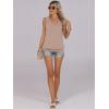 imageANRABESS Women Tank Tops Summer V Neck Sleeveless Casual Loose Fit Cute Cami Basic T Shirts Solid Tees 2025 Trendy OutfitsKhaki
