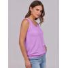 imageANRABESS Women Tank Tops Summer V Neck Sleeveless Casual Loose Fit Cute Cami Basic T Shirts Solid Tees 2025 Trendy OutfitsLilac