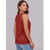 imageANRABESS Women Tank Tops Summer V Neck Sleeveless Casual Loose Fit Cute Cami Basic T Shirts Solid Tees 2025 Trendy OutfitsRed
