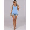 imageANRABESS Women Tank Tops Summer V Neck Sleeveless Casual Loose Fit Cute Cami Basic T Shirts Solid Tees 2025 Trendy OutfitsSky Blue