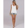 imageANRABESS Women Tank Tops Summer V Neck Sleeveless Casual Loose Fit Cute Cami Basic T Shirts Solid Tees 2025 Trendy OutfitsWhite
