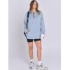 imageANRABESS Womens Oversized Hoodie Quarter Zip Sweatshirts 2025 Fall Winter Tunic Pullover Top Trendy Teen Girls Preppy ClothesSky Blue