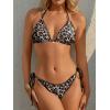 imageANRABESS Womens Triangle Bikini Sets Sexy Halter String Two Piece Swimsuits Tie Lace Trim Bathing Suit Trendy Beach SwimwearLeopard Print