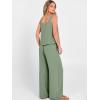 imageANRABESS 2 Piece Sets for Women Outfits Lounge Matching Casual Travel Wide Leg Pants Crop Top Summer Vacation Beach ClothesLight Green