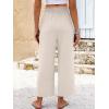 imageANRABESS Women 2025 Summer Casual Flowy Loose High Waist Boho Wide Leg Cropped Palazzo Lounge Beach Vacation Pants TrousersBeige