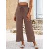 imageANRABESS Women 2025 Summer Casual Flowy Loose High Waist Boho Wide Leg Cropped Palazzo Lounge Beach Vacation Pants TrousersCoffee