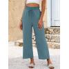 imageANRABESS Women 2025 Summer Casual Flowy Loose High Waist Boho Wide Leg Cropped Palazzo Lounge Beach Vacation Pants TrousersLake