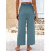 imageANRABESS Women 2025 Summer Casual Flowy Loose High Waist Boho Wide Leg Cropped Palazzo Lounge Beach Vacation Pants TrousersLake