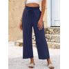 imageANRABESS Women 2025 Summer Casual Flowy Loose High Waist Boho Wide Leg Cropped Palazzo Lounge Beach Vacation Pants TrousersNavy Blue