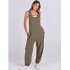 imageANRABESS Women Overalls Jumpsuits Loose Casual Dressy Sleeveless Baggy Harem Pants Romper Jumpers 2025 Trendy Summer OutfitsLight Khaki