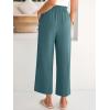 imageANRABESS Womens Wide Leg Palazzo Pants Summer Beach High Waisted Cropped Flowy Pants 2026 Work Casual Trousers with PocketsLake