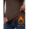 imageANRABESS Long Sleeve Henley Shirts for Women Thermal Fleece Tops Knit Fitted Basic TShirts 2025 Fall Winter Warm UndershirtsDark Brown