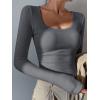 imageANRABESS Women Long Sleeve Thermal Top Scoop Neck Slim Fit Fleece Shirts Basic Tee Casual 2025 Fall Winter Warm UndershirtsDark Grey